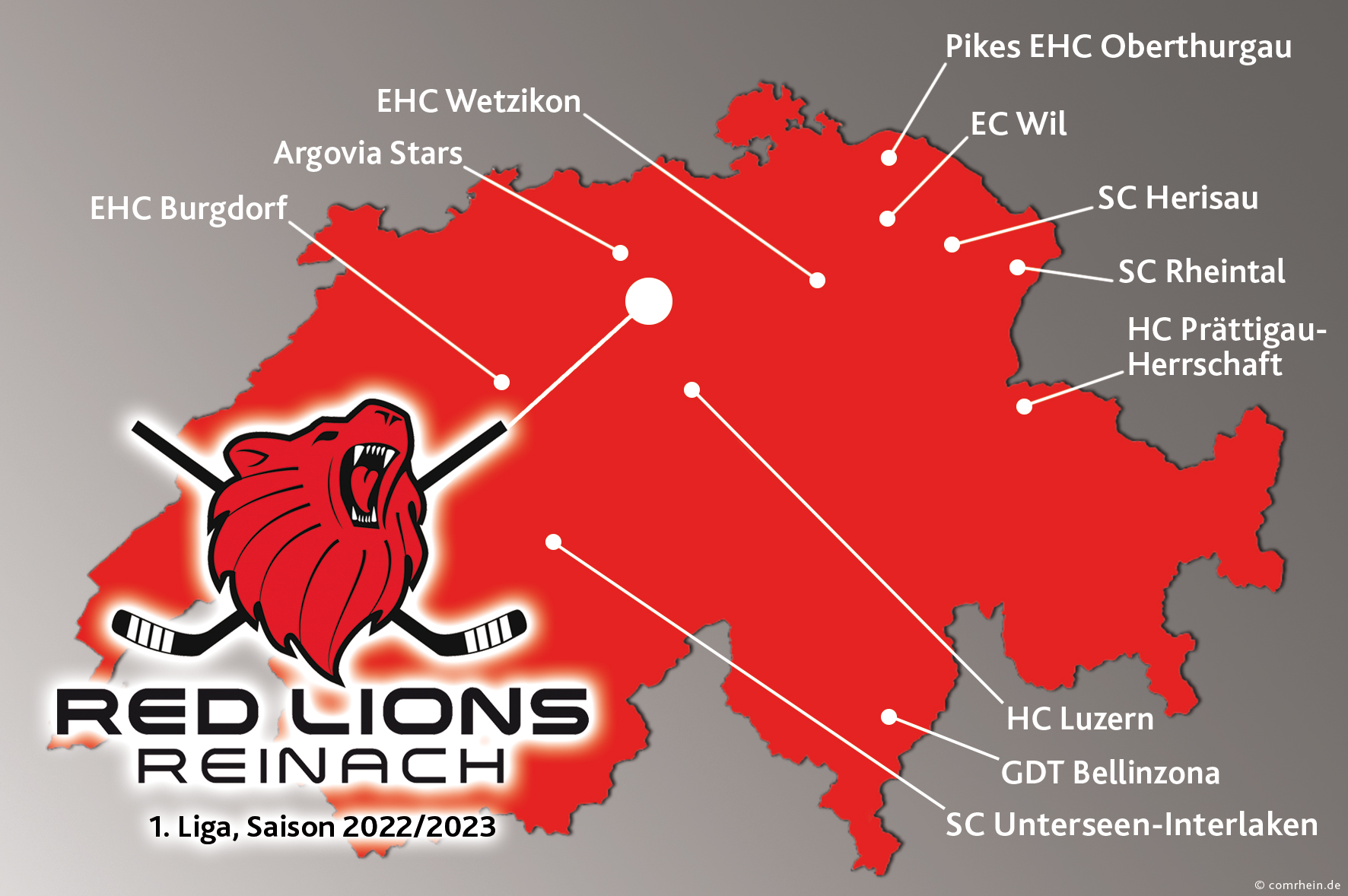Red Lions Reinach, Spielorte Saison 2022/23